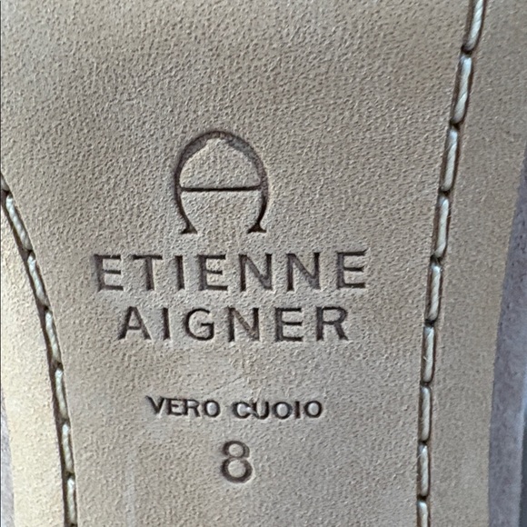 NWOT Entienne Aigner Tempest Suede Boot in Hazelnut w 1 3/4” Heel & Side Zip 8M - Picture 2 of 13